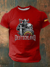 Deutschland bedrucktes Kurzarm-T-Shirt für Männer